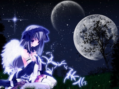 moonlight-angel-night-girl - Anime angels