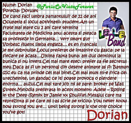 Dorian - Info despre unii