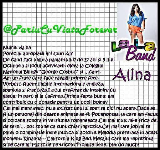 Alina - Info despre unii