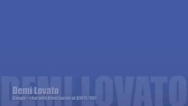 Demi Lovato _Hangs Out_ on Google + 0011