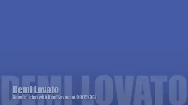 Demi Lovato _Hangs Out_ on Google + 0016