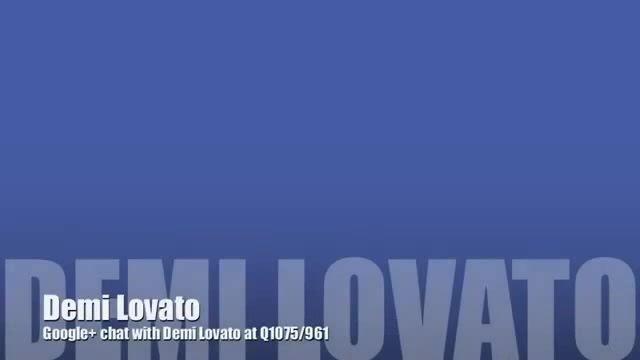 Demi Lovato _Hangs Out_ on Google + 0034