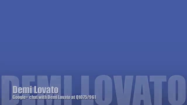 Demi Lovato _Hangs Out_ on Google + 0233