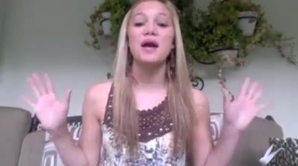 Olivia Holt facebook video january 2012 00217