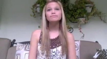 Olivia Holt facebook video january 2012 00263