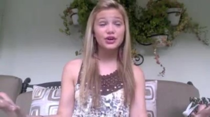 Olivia Holt facebook video january 2012 00307