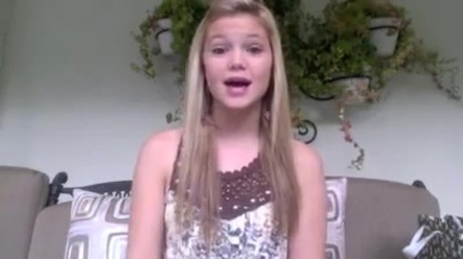 Olivia Holt facebook video january 2012 00335