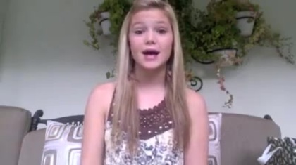 Olivia Holt facebook video january 2012 00337