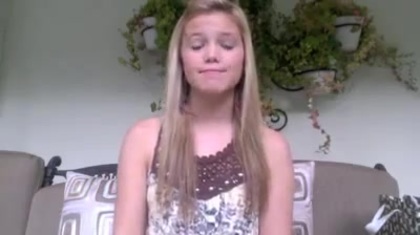 Olivia Holt facebook video january 2012 00342