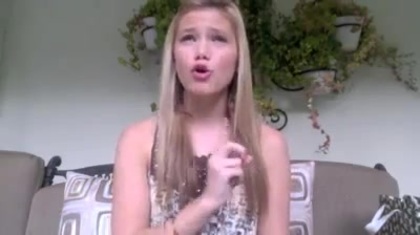 Olivia Holt facebook video january 2012 00366