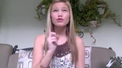 Olivia Holt facebook video january 2012 00370