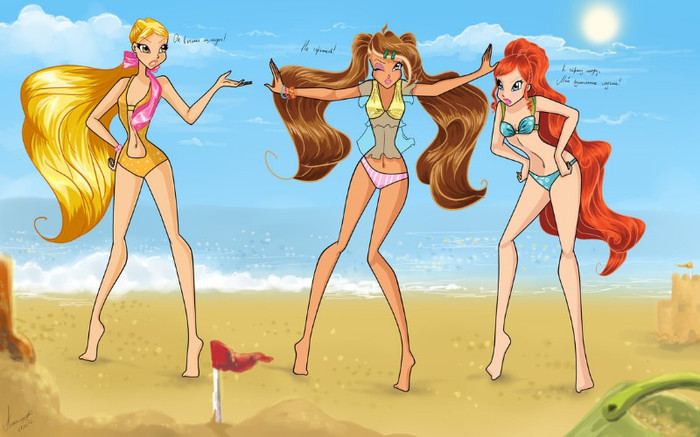 winx_on_the_beach_by_afina235-d50oidt - winx si numai winx