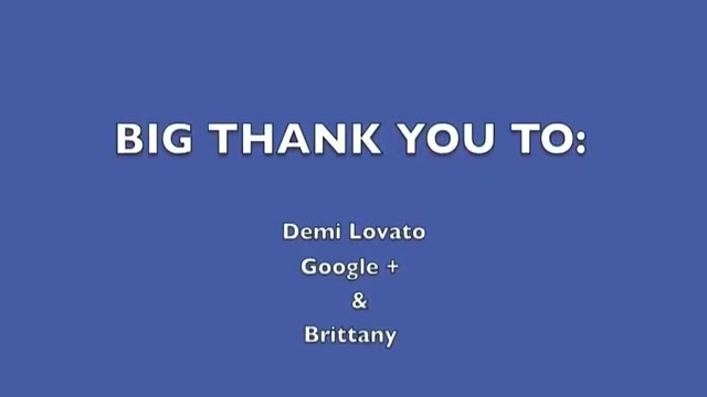 Demi Lovato _Hangs Out_ on Google + 9075