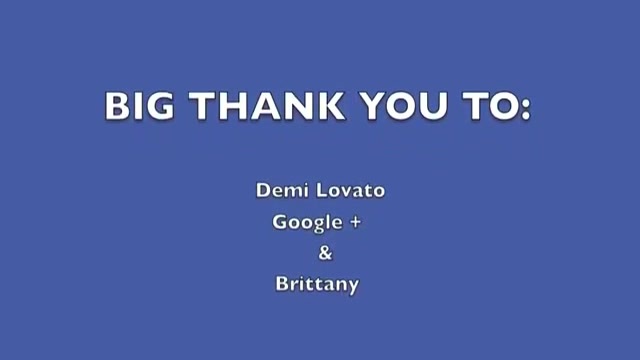 Demi Lovato _Hangs Out_ on Google + 9096