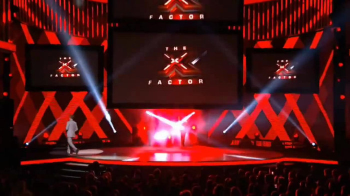 Demi Lovato joins X Factor USA judges on stage 04503