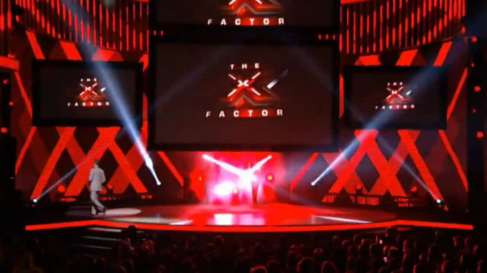 Demi Lovato joins X Factor USA judges on stage 04506