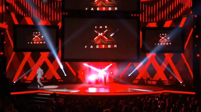 Demi Lovato joins X Factor USA judges on stage 04510