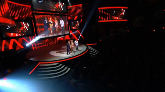Demi Lovato joins X Factor USA judges on stage 15008
