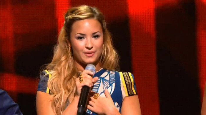 Demi Lovato joins X Factor USA judges on stage 22587 - Demi - Joins X Factor USA judges on stage Part o46