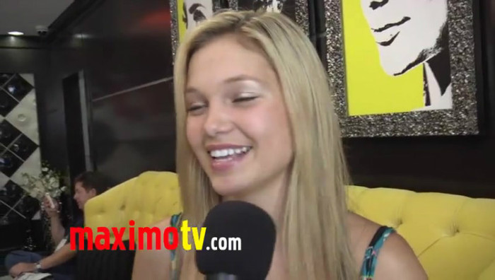 Olivia Holt Interview at _Ice Cream For Breakfast_ Fundraiser Event 0480