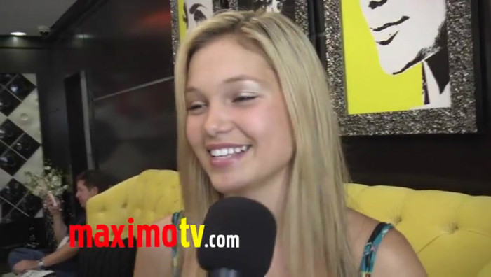 Olivia Holt Interview at _Ice Cream For Breakfast_ Fundraiser Event 0481