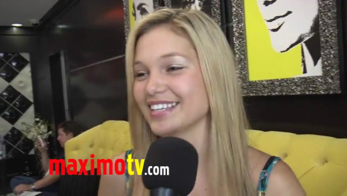 Olivia Holt Interview at _Ice Cream For Breakfast_ Fundraiser Event 0483