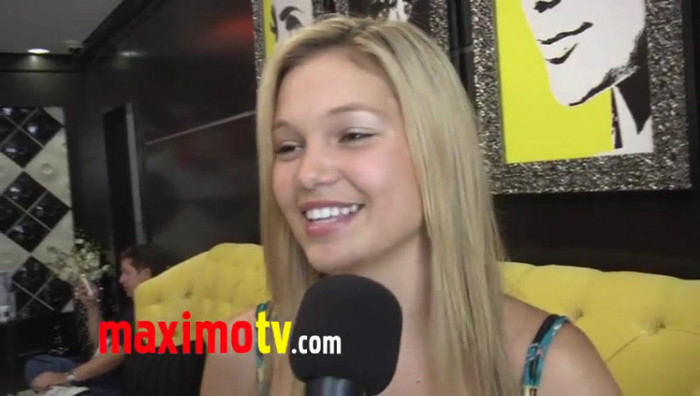 Olivia Holt Interview at _Ice Cream For Breakfast_ Fundraiser Event 0484