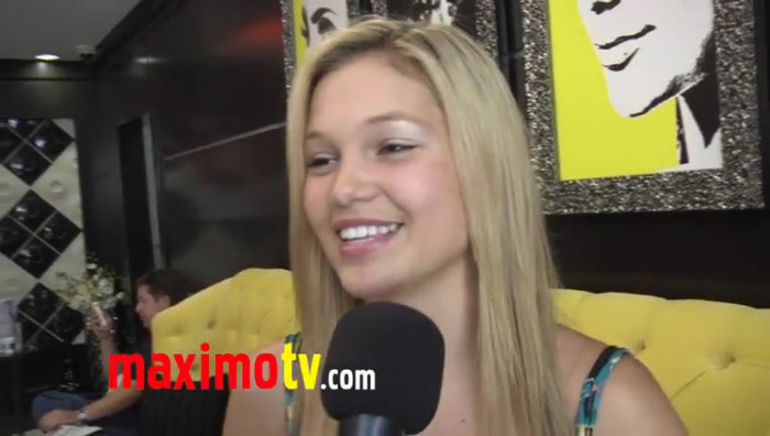 Olivia Holt Interview at _Ice Cream For Breakfast_ Fundraiser Event 0485