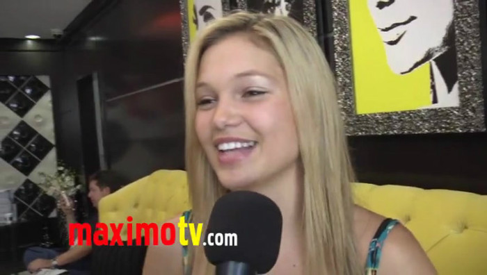 Olivia Holt Interview at _Ice Cream For Breakfast_ Fundraiser Event 0486
