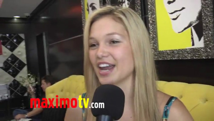 Olivia Holt Interview at _Ice Cream For Breakfast_ Fundraiser Event 0488