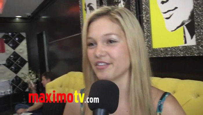 Olivia Holt Interview at _Ice Cream For Breakfast_ Fundraiser Event 0490
