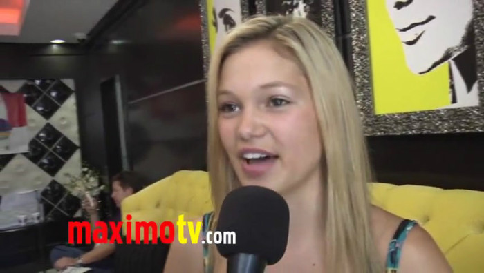 Olivia Holt Interview at _Ice Cream For Breakfast_ Fundraiser Event 0494