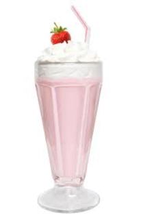 Milkshake de capsuni - 1 ce ai bea