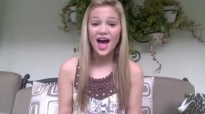 Olivia Holt facebook video january 2012 00759