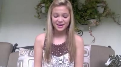 Olivia Holt facebook video january 2012 00814