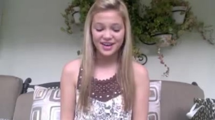 Olivia Holt facebook video january 2012 00817