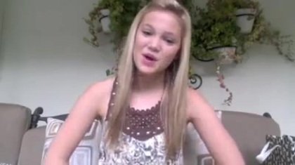 Olivia Holt facebook video january 2012 01003