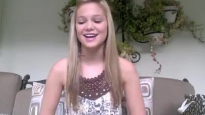 Olivia Holt facebook video january 2012 01043