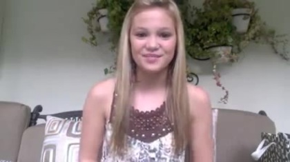 Olivia Holt facebook video january 2012 01128