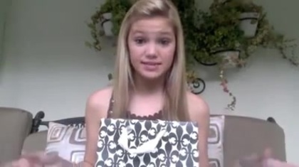 Olivia Holt facebook video january 2012 02172