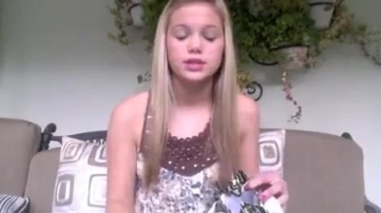 Olivia Holt facebook video january 2012 02965