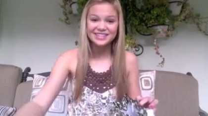 Olivia Holt facebook video january 2012 03717