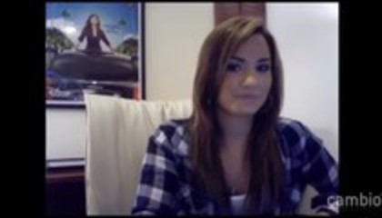 Demi - Lovato - Live - Chat (1) - Demilush - Live Chat on Cambio Part oo1