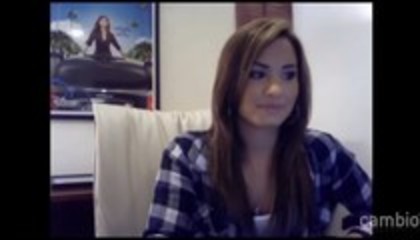 Demi - Lovato - Live - Chat (3) - Demilush - Live Chat on Cambio Part oo1