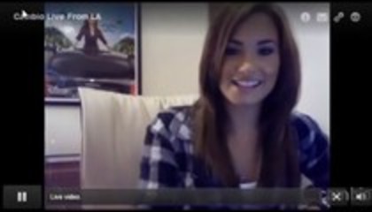 Demi - Lovato - Live - Chat (9) - Demilush - Live Chat on Cambio Part oo1