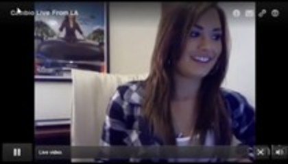 Demi - Lovato - Live - Chat (11) - Demilush - Live Chat on Cambio Part oo1