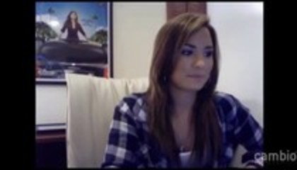 Demi - Lovato - Live - Chat (12) - Demilush - Live Chat on Cambio Part oo1