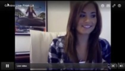 Demi - Lovato - Live - Chat (22) - Demilush - Live Chat on Cambio Part oo1