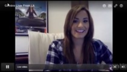 Demi - Lovato - Live - Chat (31) - Demilush - Live Chat on Cambio Part oo1