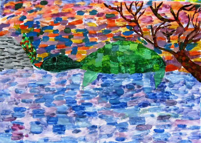 Danciu Denisa, 12-14 ani - Pointilism_Categoria 12-14 ani